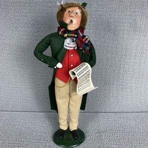 VTG 1992 Byers Choice Carolers Signed Limited Edition 13” Holding Sheet Music‎